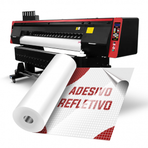 Adesivo vinil refletivo impresso • Adesivo vinil refletivo • Metro² personalizado • Impressão digital   