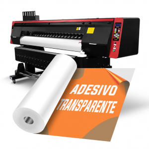 Adesivo vinil transparente impresso • Adesivo vinil transparente • Metro² personalizado • Impressão digital   