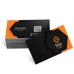 Cartão de visita 4x4 couchê 300g laminação soft touch frente e verso Couchê 300g Arte 91x51mm 4x4 Offset - Colorido frente e verso Laminação soft touch frente e verso  